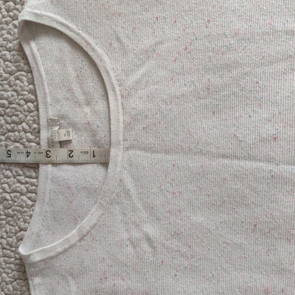 Talbot's Factory XL Speckled Knit Ruffle Hem Top - Picture 10 of 13